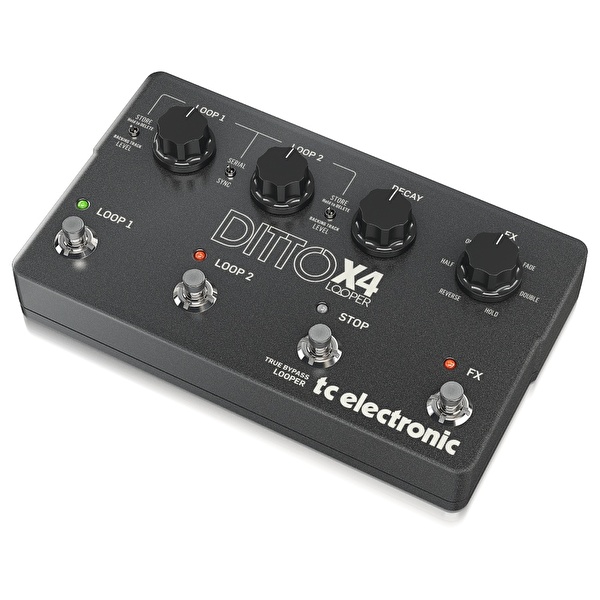 TC Electronic DITTO X4 LOOPER 2 Kanal Gitar Looper Pedalı